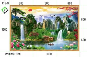 Tranh gạch phong cảnh trang trí phòng