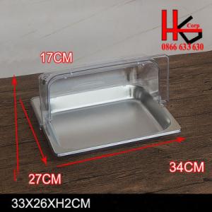 nắp và khay trưng bày buffet 1/2