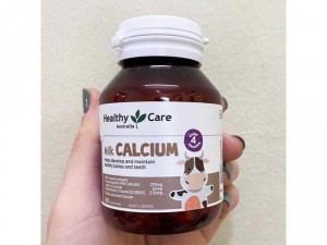 Viên bổ sung Canxi Cho Bé Milk Calcium Healthy Care 60 viên.