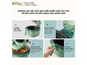Bear Nồi Chiên Không Dầu Bear QZG-B11D2 (5L)