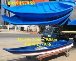 Xuồng ba lá composite, xuồng nhựa giá rẻ