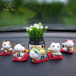 Bộ Mèo Thần Tài May Mắn