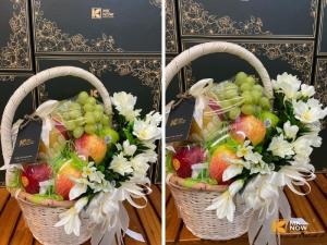 Giỏ hoa quả chia buồn - FSNK175 - Ảnh: 3