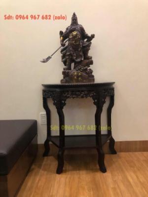 Bàn trà bàn bán nguyệt mai điểu