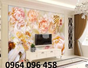 Gạch 3d phòng khách -CB09