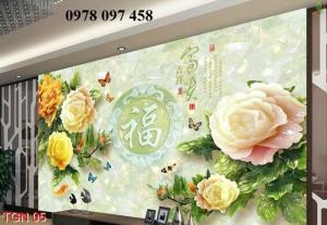 Tranh gạch giả sứ ngọc cao cấp