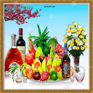 Tranh gạch ốp phòng thờ