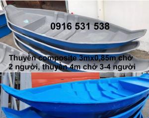 Thuyền nhựa, xuồng nhựa 3m, 3,5m, 4m giá rẻ