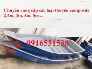 Thuyền composite, xuồng composite 3m, 3,5m và 4m giá rẻ