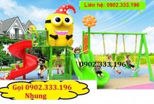 Cầu trượt liên hoàn giá rẻ, đồ chơi liên hoàn giá rẻ