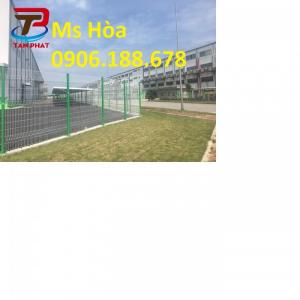 Hàng rào lưới thép mạ kẽm sơn tĩnh điện D4 D5