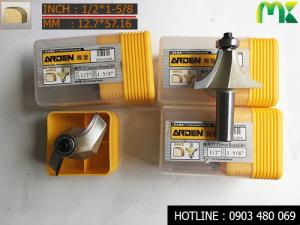 Mũi Router bo cạnh Arden 1/2*1-5/8 Mã 0602 Cốt 12.7mm