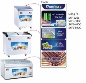 Tủ đông SK Sumikura SKFS-400C(FS) 400 lít chứa kem