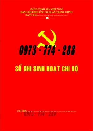 Bán sổ ghi biên bản họp chi hội nông dân