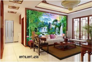 Tranh gạch phong cảnh ốp tường