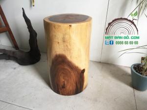 Đôn Gỗ Me Tây 01 ( D 30cm Cao 50cm )