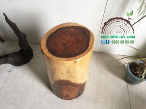 Đôn Gỗ Me Tây 01 ( D 30cm Cao 50cm )