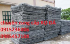 Nơi Sản xuất Rọ đá mạ kẽm, rọ đá bọc nhựa 2x1x0,5, 2x1x1, 1x1x1 giá tốt