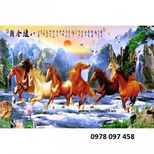 Tranh mã đáo thành công - gạch tranh