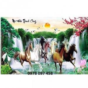 Tranh mã đáo thành công - gạch tranh