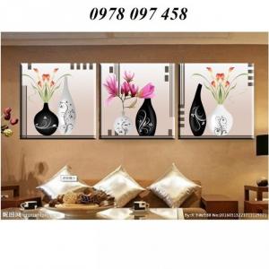 Tranh gạch - tranh hoa 3D