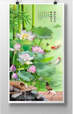 Tranh gạch hoa 3D - tranh gạch