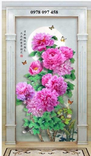 Tranh gạch hoa 3D - tranh gạch