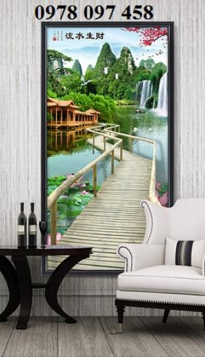 Tranh khổ dọc ốp tường