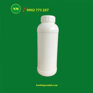 chai nhựa 1 lít hdpe miệng rộng