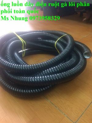 Ống ruột gà lõi thép bọc nhựa pvc luồn dây điện phi 16