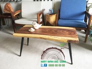 Bàn Sofa Gỗ Nguyên Tấm 45cm X 94cm