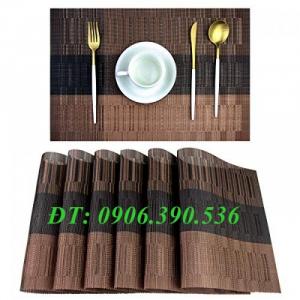 Tấm lót bàn ăn, lót ly, chén dĩa đẹp, sang các loại