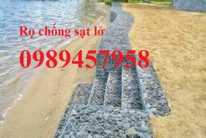 Phân phối rọ đá 2x1x1, rọ thép 2x1x0,5, Rọ đá bọc nhựa PVC