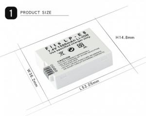 Pin máy ảnh LP-E8 camera battery for 700D600D 650D550D