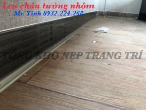 NẸP LEN CHÂN TƯỜNG NHÔM - PHÀO NẸP CHÂN TƯỜNG -