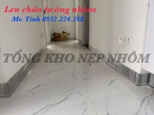 NẸP LEN CHÂN TƯỜNG NHÔM - PHÀO NẸP CHÂN TƯỜNG -