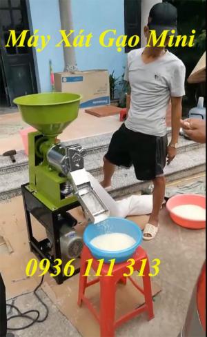 Máy Xát Gạo Mini Cao Cấp