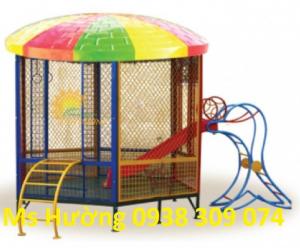 Nhà banh ngoài trời cho bé mầm non giá rẻ