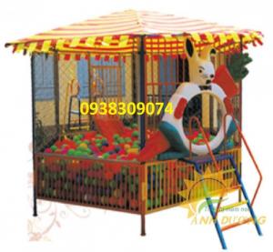 Nhà banh ngoài trời cho bé mầm non giá rẻ