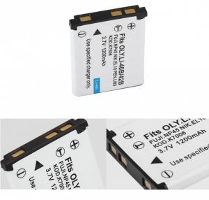 Pin máy ảnh Li-42B EN-EL10 FNP-45 D-Li63 CNP-80 LI-40B 3.7V 1200mAh