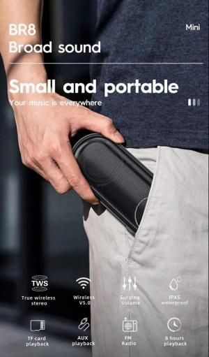 Loa Bluetooth Borofone BR8 Nghe Nhạc gọi điện FM hỗ trợ thẻ nhớ USB Âm Thanh