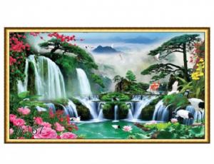 Tranh gạch phòng khách sang trọng Hà Nội