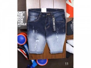 Quần short jeans nam cao cấp rách wax1