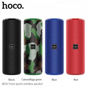 Loa bluetooth Hoco BS38 Cool freedom hỗ trợ AUX, TF card, USB, FM và IPX