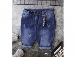 Quần short jeans nam cao cấp rách wax 3