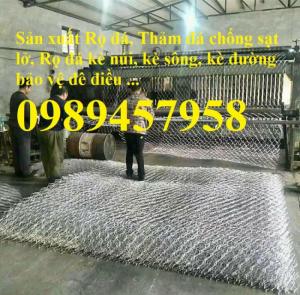 Rọ đá mạ kẽm và Rọ đá bọc nhựa tốt nhất Hà Nội