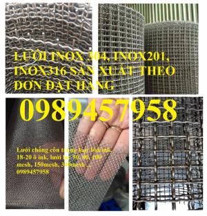Lưới đan inox 304, Lưới hàn inox dây 0,5mm, 1mm, 2mm, 3mm theo đơn đặt hàng