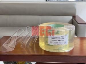 Cuộn nhựa pvc trắng trong trơn mịn 1.5mm x 200mm