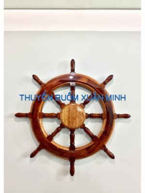Vô Lăng Tàu Gỗ (Bánh Lái Tàu) Trang Trí | Gỗ Cẩm Lai | Đường Kính 50cm