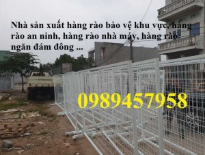 Khung hàng rào, Hàng rào ngăn kho, Hàng rào khung 1,5m x 2m, 1,2mx2m, 1,8mx2,5m